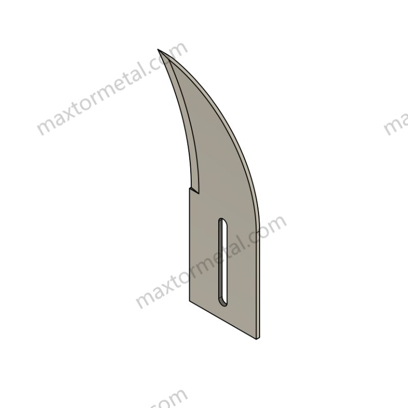 Customized Curved Food Blades and knives4(1)high-quality precision industrial blades and knives