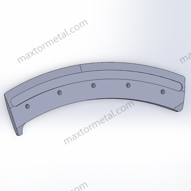 Couteau industriel Rockwell HardnessLames alimentaires personnalisées3