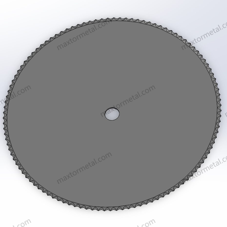 Serrated Circular Scalloped Blade