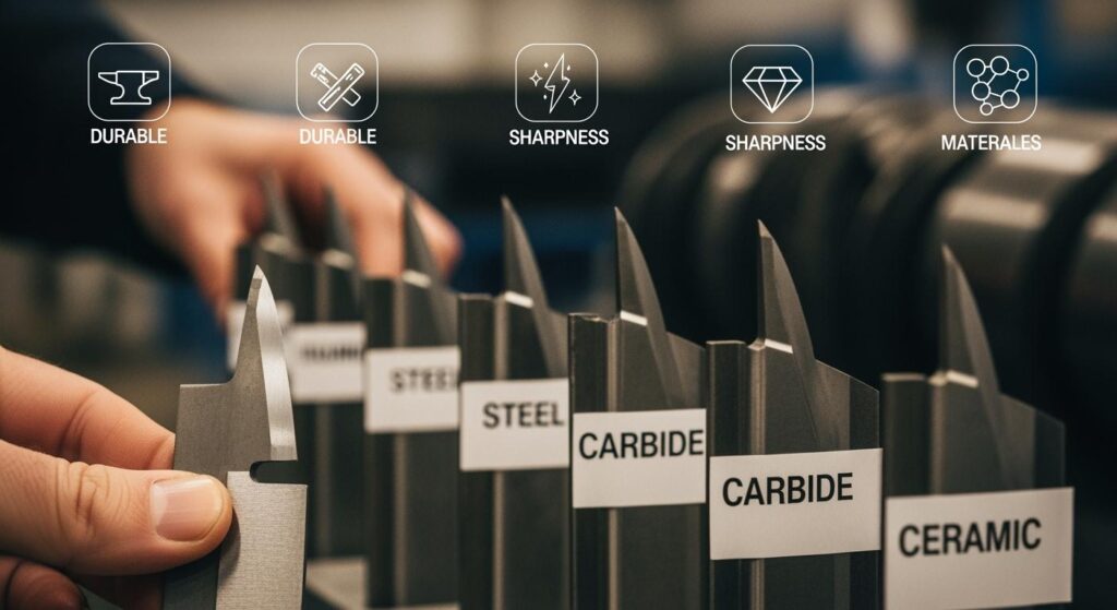 La Guida Definitiva alla Scelta del Materiale per la Tua Lama per Taglierina Rotativa