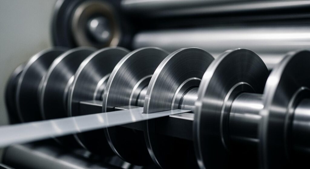 Rotary slitter blade for metal