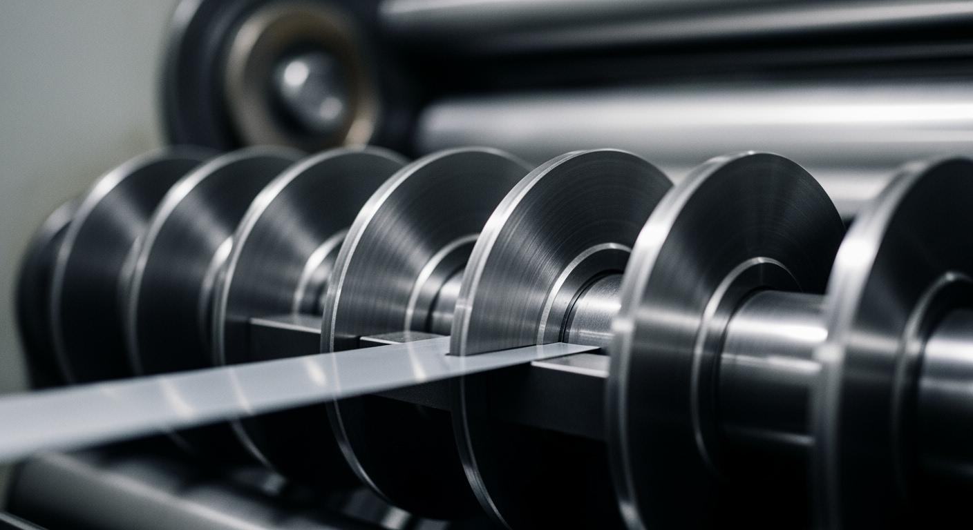 Rotary slitter blade for metal