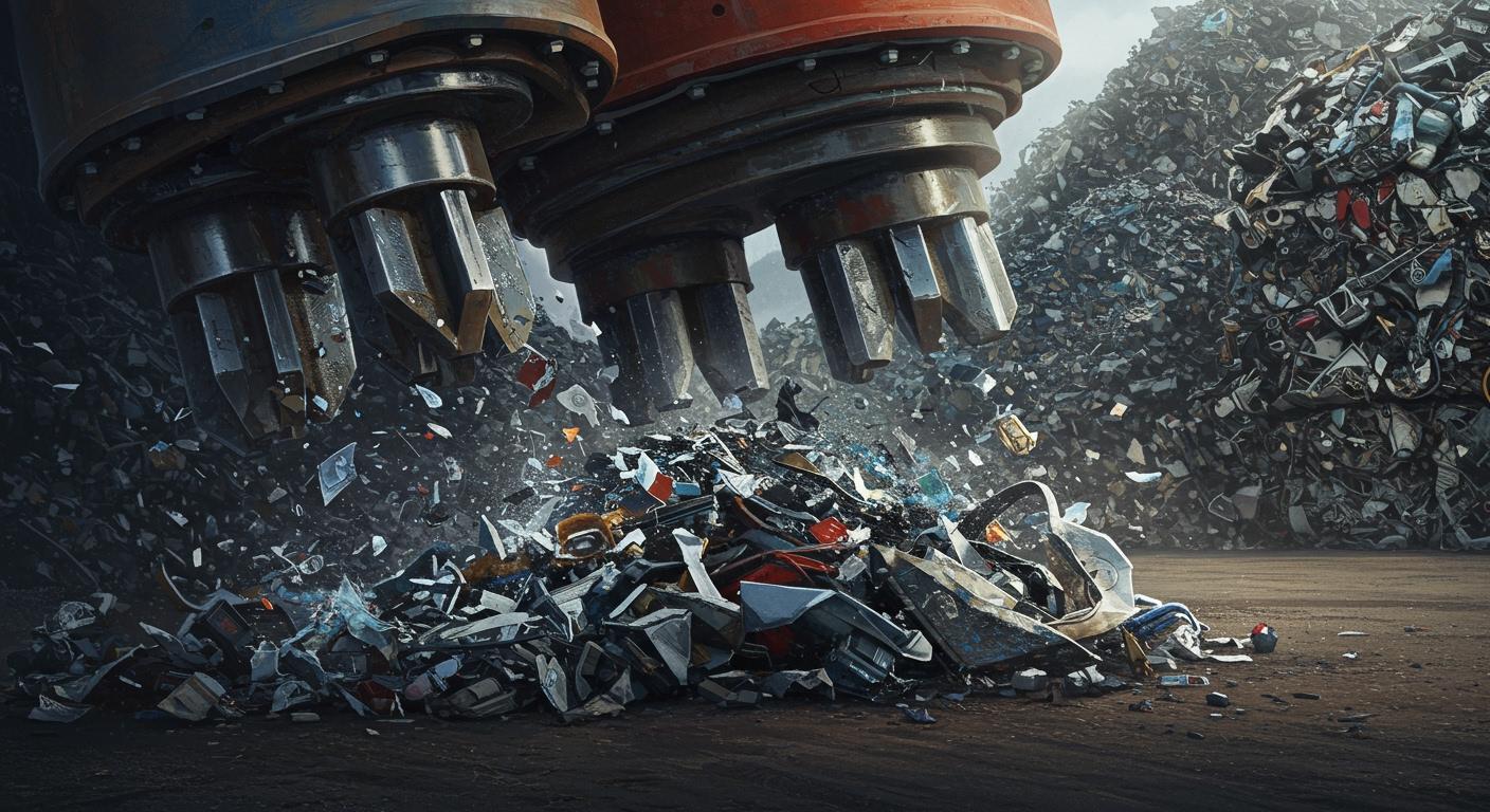 Heavy duty shredder blades