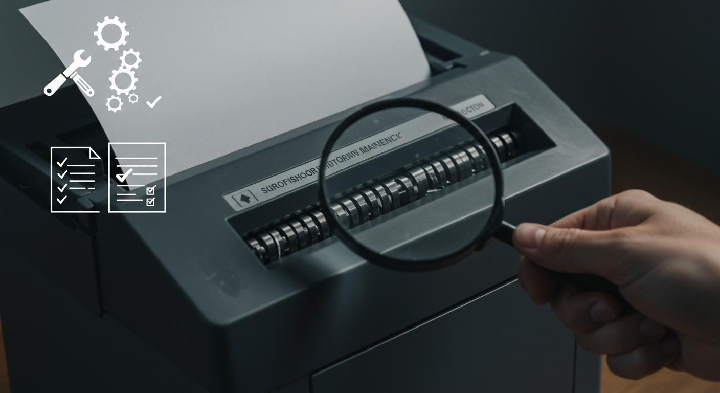 슈레더 블레이드 문제 해결