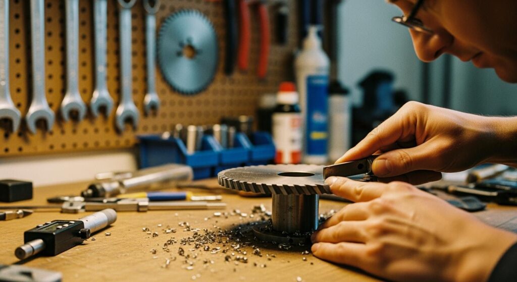 rotary slitter blade sharpening