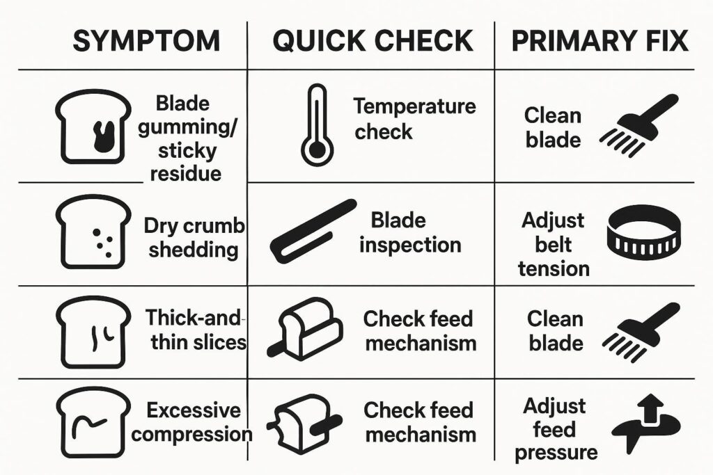 Pourquoi votre trancheuse à pain déchire le pain et comment y remédier