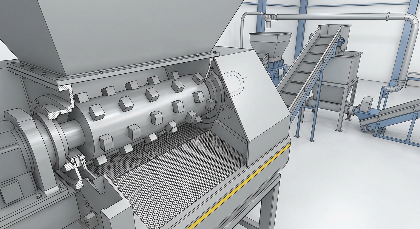 shredder Recycling blades