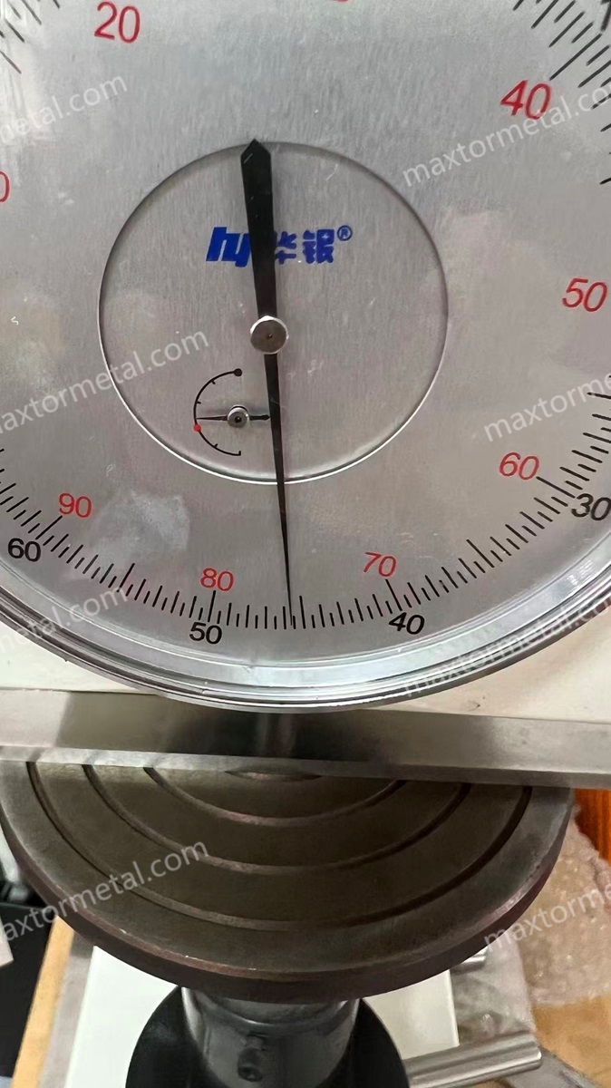 Blade Strip Steel hardness test