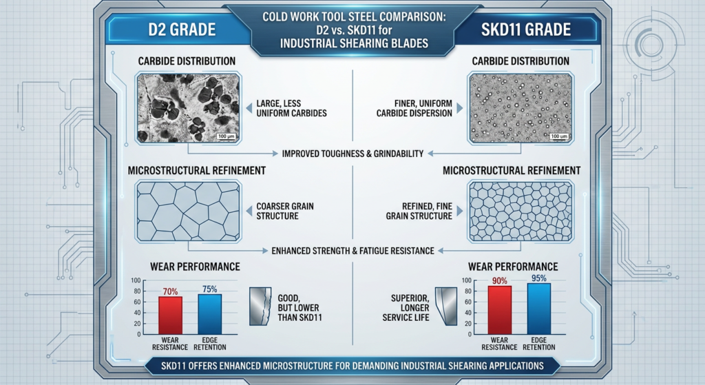 D2 vs SKD11 tool steel